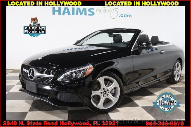 17 Used Mercedes Benz C Class C 300 Cabriolet At Haims Motors Serving Fort Lauderdale Hollywood Miami Fl Iid