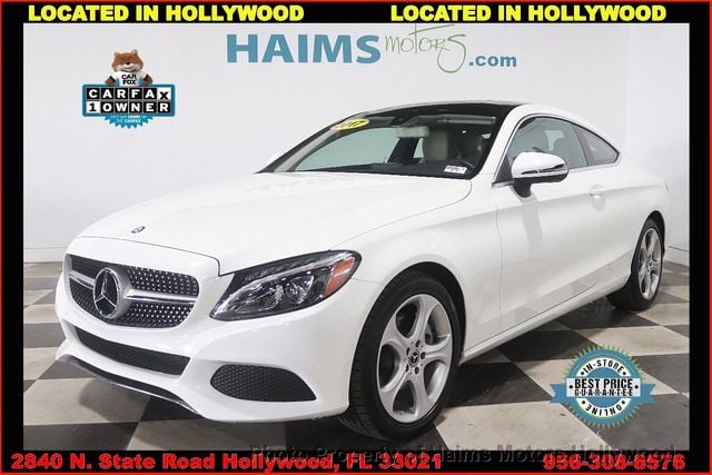 17 Used Mercedes Benz C Class C 300 Coupe At Haims Motors Serving Fort Lauderdale Hollywood Miami Fl Iid