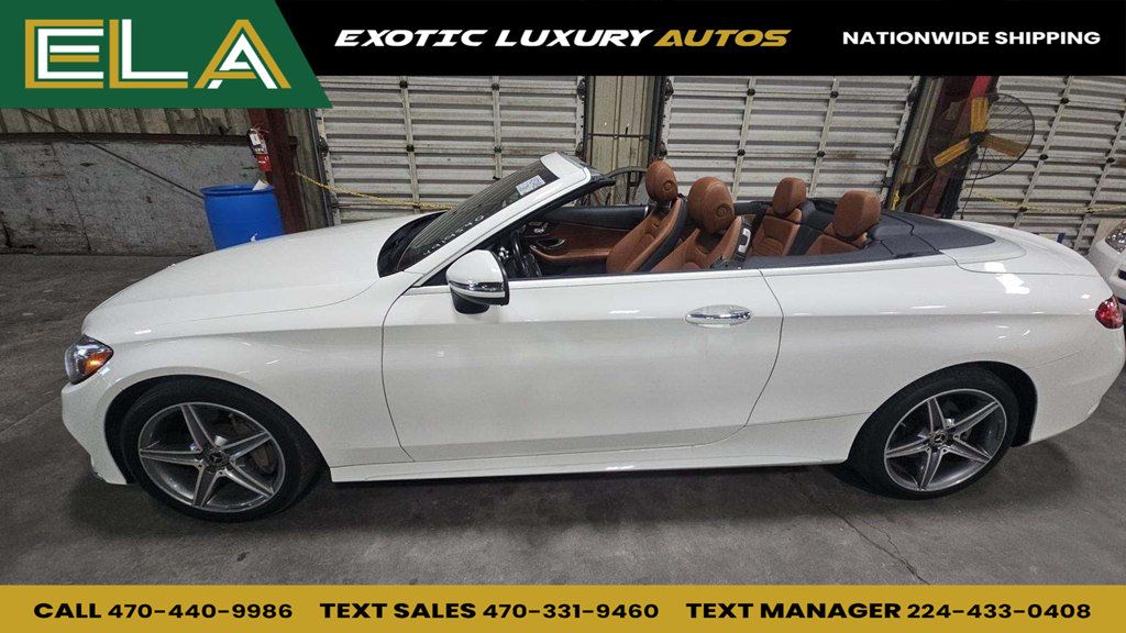 2017 Mercedes-Benz C-Class ESPRESSO BROWN SOFT TOP! WITH BROWN GUTS! ALL WHEEL DRIVE!  - 22962642 - 0