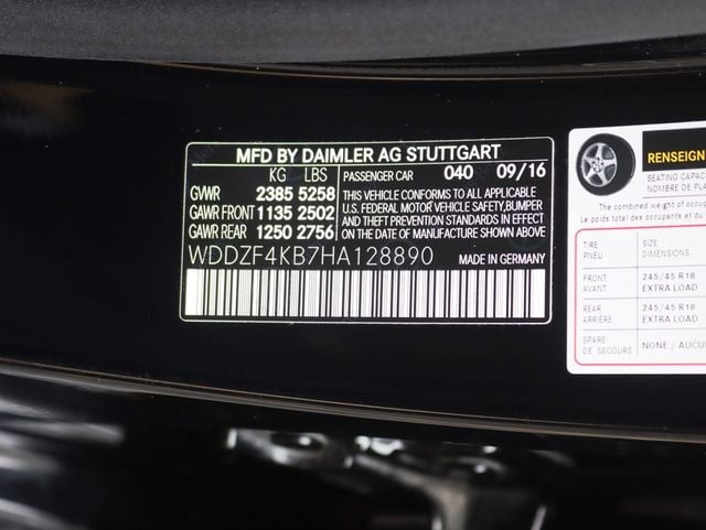 2017 Mercedes-Benz E-Class E300 Sport 4MATIC Premium / Burmester Sound Package - 23095089 - 34