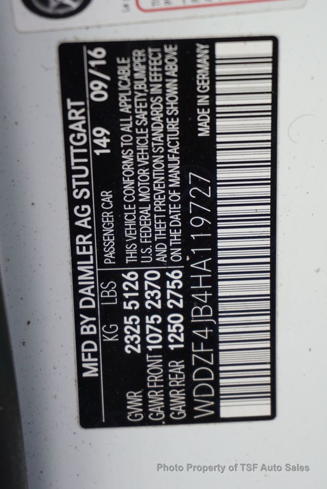 2017 Mercedes-Benz E-Class E 300  SPORT PKG AMG WHEEL CARPLAY REAR CAMERA BURMESTER SOUND - 22949223 - 40