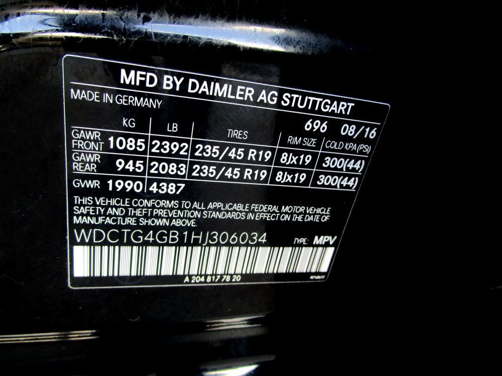 2017 Mercedes-Benz GLA GLA 250 4MATIC SUV - 23094292 - 36