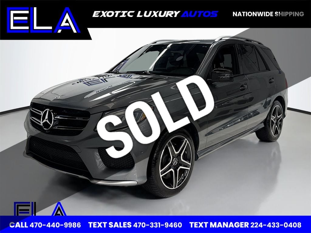 2017 Mercedes-Benz GLE LOOK AT THE CARFAX HISTORY! EVERY SERVICE DONE AT MB DEALER!  - 22888345 - 0