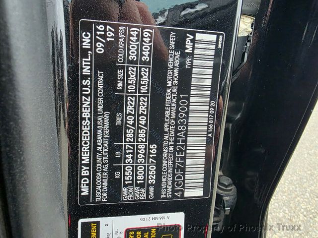 2017 Mercedes-Benz GLS AMG GLS 63 4MATIC SUV - 22892024 - 38