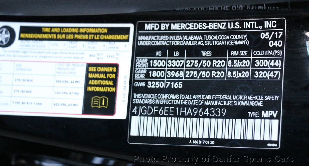 2017 Mercedes-Benz GLS GLS 450 4MATIC SUV - 22937108 - 59