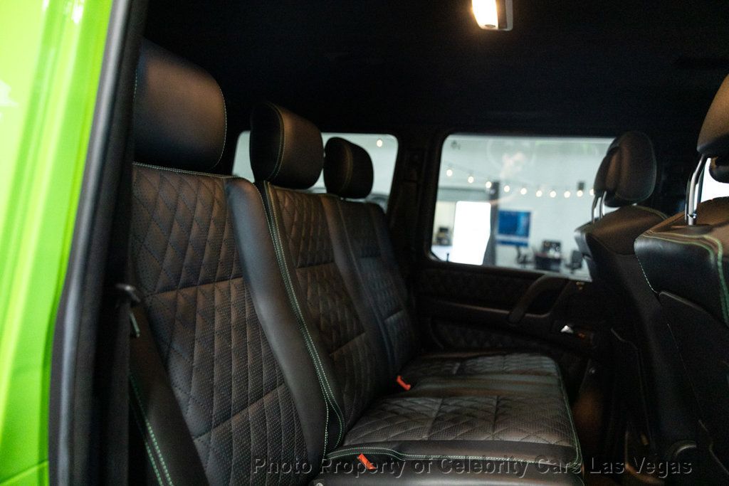 2017 Mercedes-Benz G-Class Alien Green Edition ($20k) Performance Studio Package - 22872173 - 31