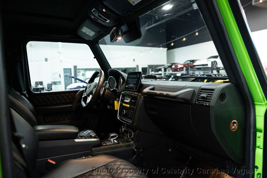 2017 Mercedes-Benz G-Class Alien Green Edition ($20k) Performance Studio Package - 22872173 - 34