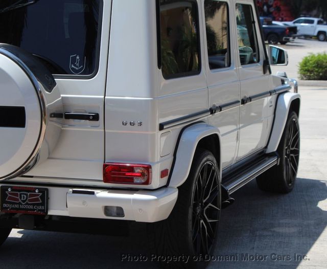 2017 Mercedes-Benz G-Class GARAGE KEPT ONE OWNER , 24K MILES ,MYSTIC WHITE METALLIC - 21937920 - 53