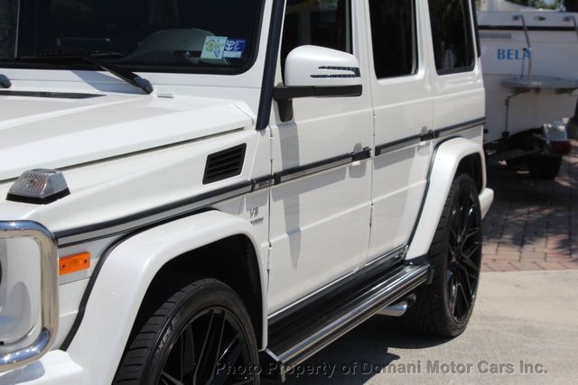 2017 Mercedes-Benz G-Class GARAGE KEPT ONE OWNER , 24K MILES ,MYSTIC WHITE METALLIC - 21937920 - 60
