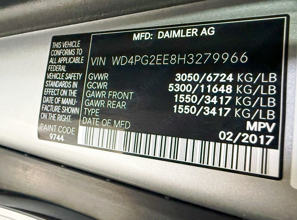 2017 Mercedes-Benz Metris Passenger Van Passenger - 22914723 - 36