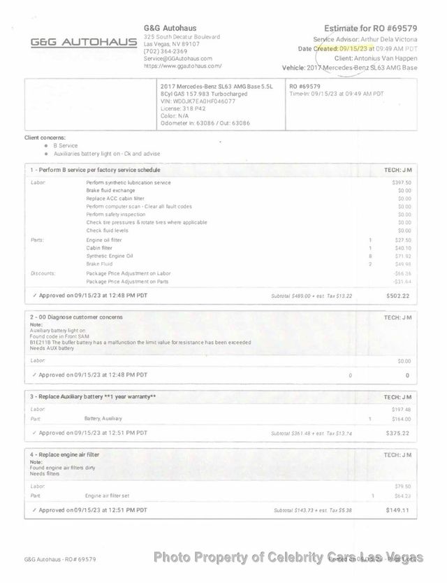 2017 Mercedes-Benz SL SL63 AMG $167k MSRP! - 23052746 - 81
