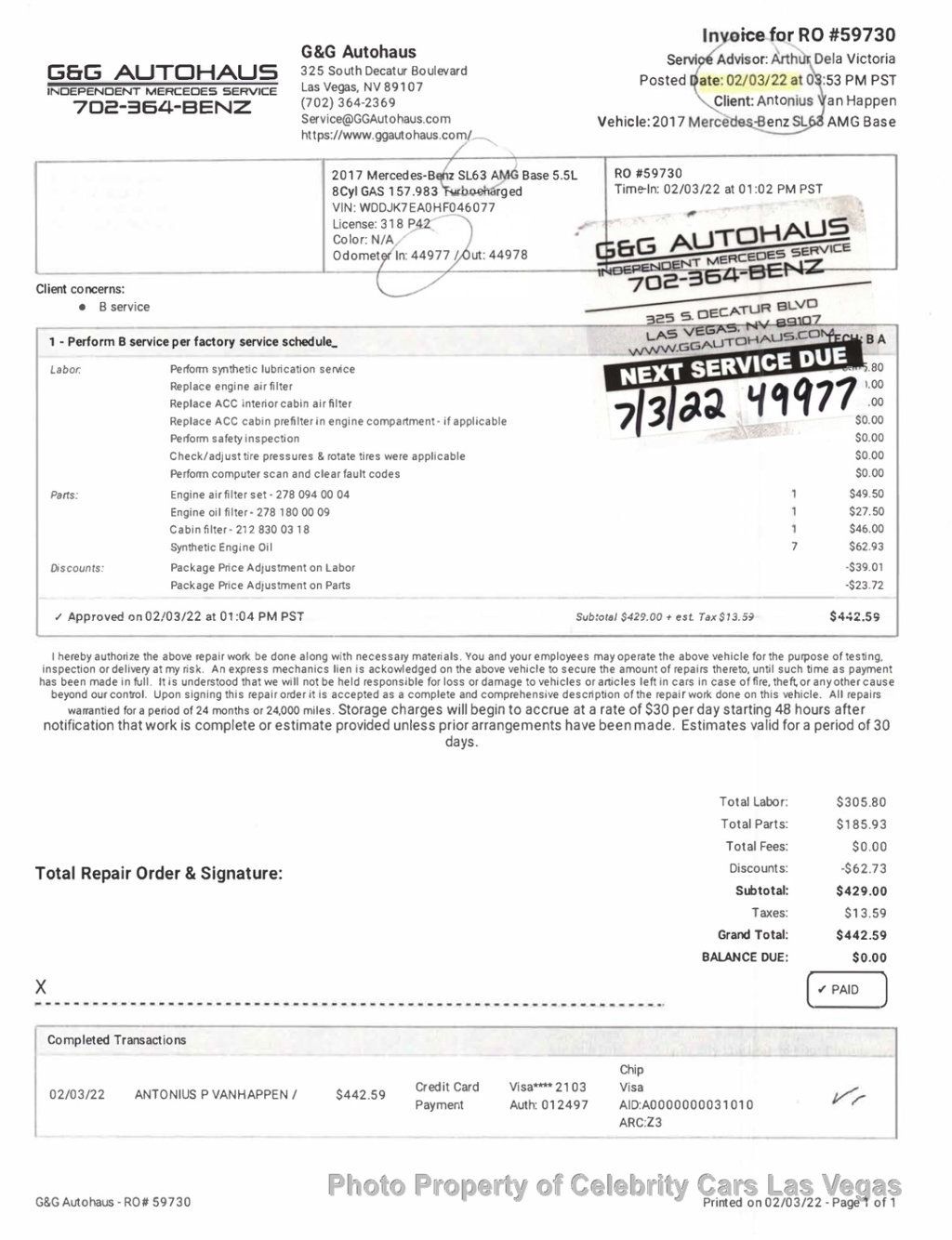 2017 Mercedes-Benz SL SL63 AMG $167k MSRP! - 23052746 - 89