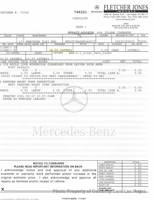 2017 Mercedes-Benz SL SL63 AMG $167k MSRP! - 23052746 - 93