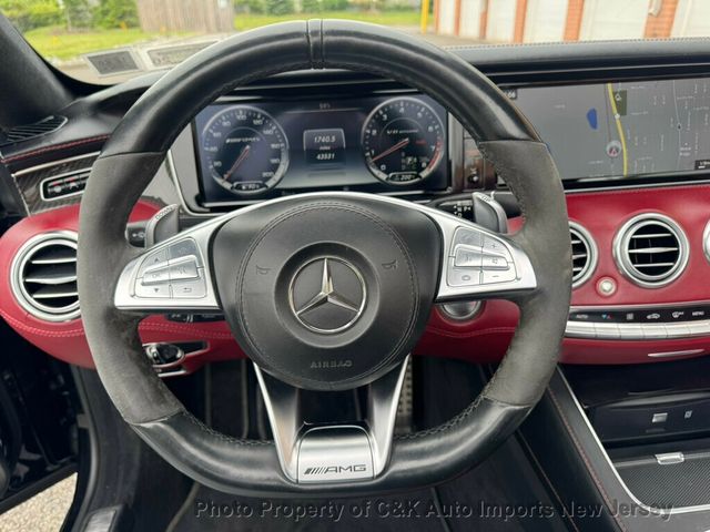 2017 Mercedes-Benz S-Class AMG S 63 4MATIC Cabriolet - 23025777 - 25