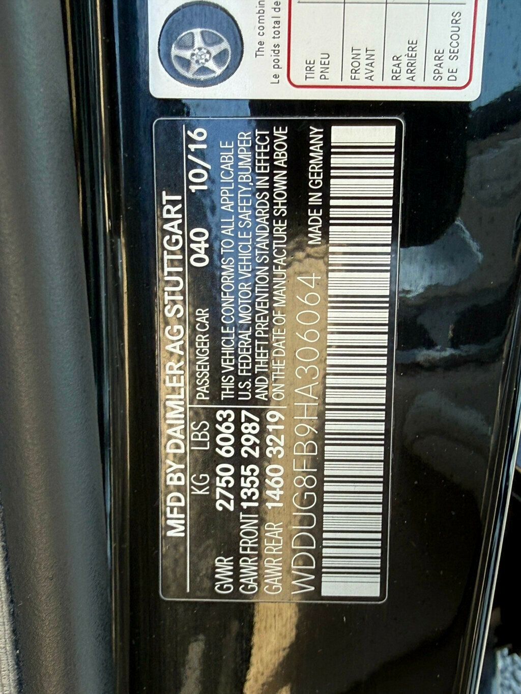 2017 Mercedes-Benz S-Class S 550 4MATIC Sedan - 23044975 - 40