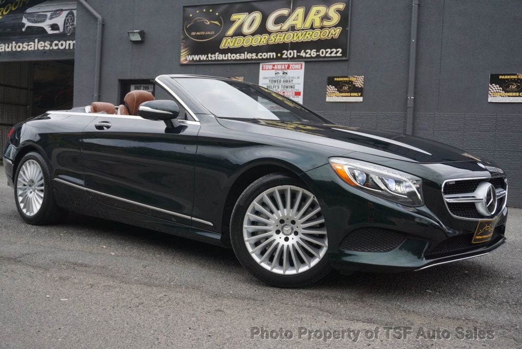 2017 Mercedes-Benz S-Class S 550 Cabriolet DRIVER ASSIST PKG DESIGNO INTERIOR HUD 360 CAMS  - 22607290 - 0