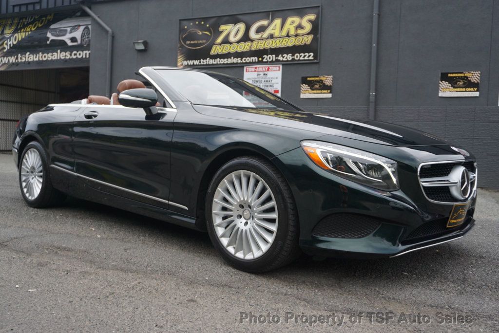 2017 Mercedes-Benz S-Class S 550 Cabriolet DRIVER ASSIST PKG DESIGNO INTERIOR HUD 360 CAMS  - 22607290 - 8