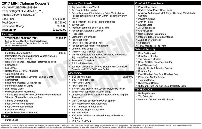 2017 MINI Cooper S Clubman   - 22989834 - 5