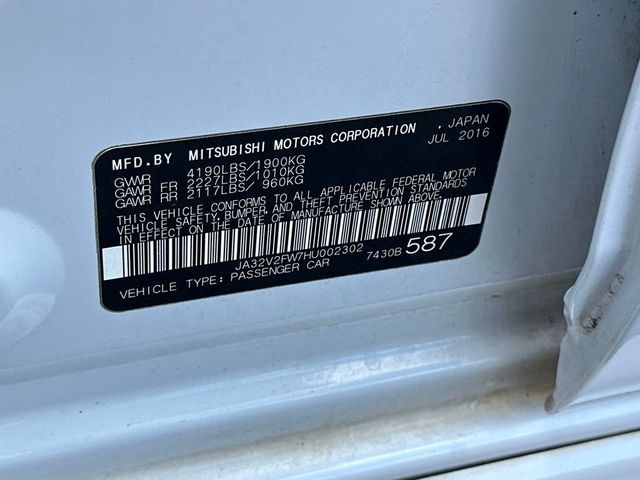 2017 Mitsubishi Lancer ES 2.4 AWC CVT - 22940737 - 19