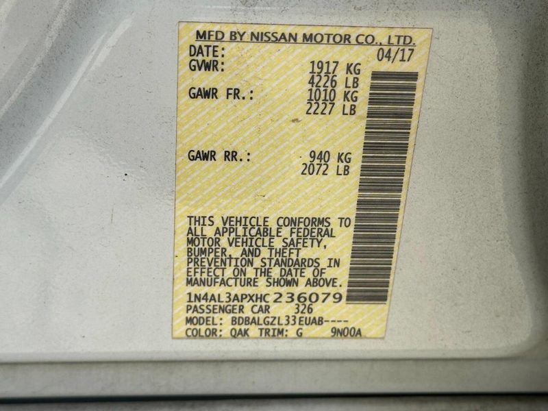 2017 Nissan Altima 2.5 - 22910489 - 14