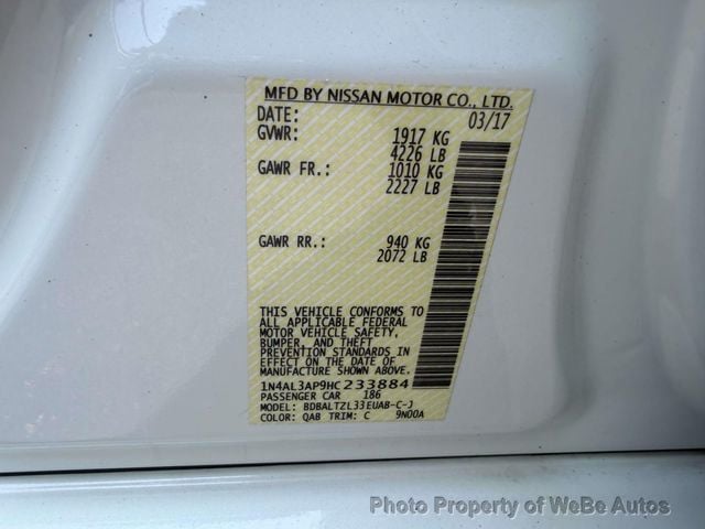 2017 Nissan Altima 2.5 SL - 23046182 - 14