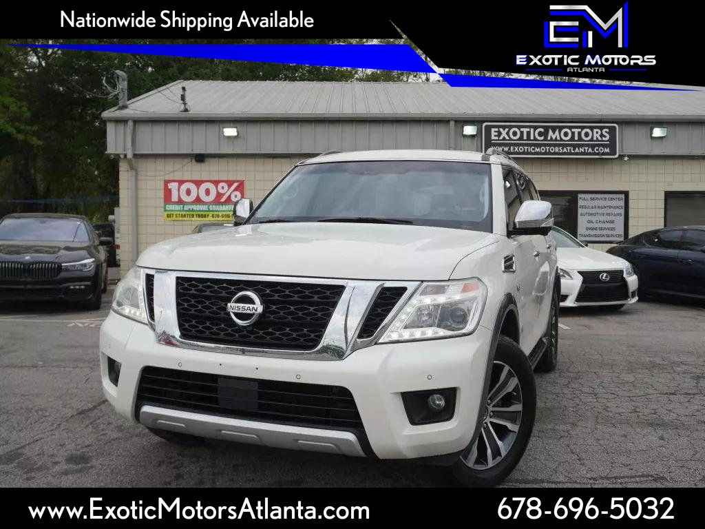 2017 Nissan Armada SL TRIM, FULLY LOADED, SURROUND VIEW CAM, LTHR, NAVI & MORE!!! - 22362139 - 0