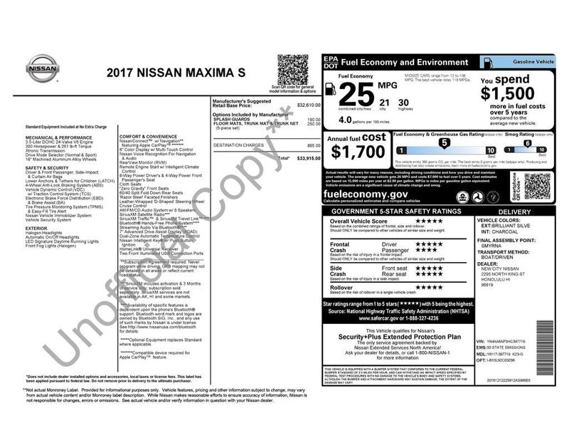 2017 Nissan Maxima 3.5 S - 23029005 - 5