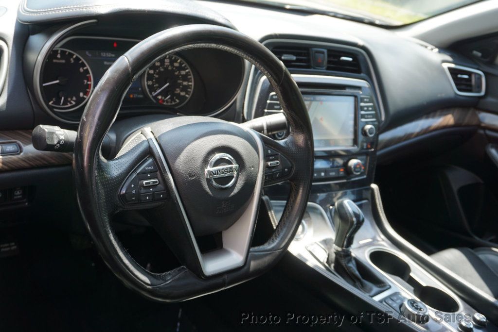 2017 Nissan Maxima Platinum 3.5L NAVI 360 CAMERAS PANO ROOF LEATHER HEATED SEATS  - 22898328 - 14