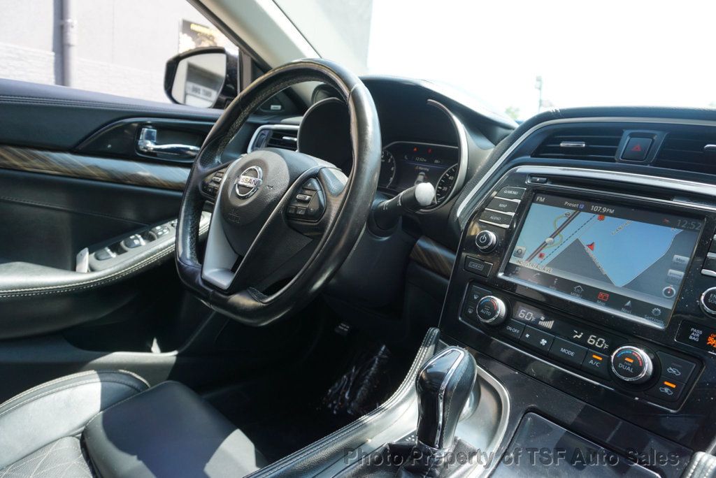 2017 Nissan Maxima Platinum 3.5L NAVI 360 CAMERAS PANO ROOF LEATHER HEATED SEATS  - 22898328 - 15