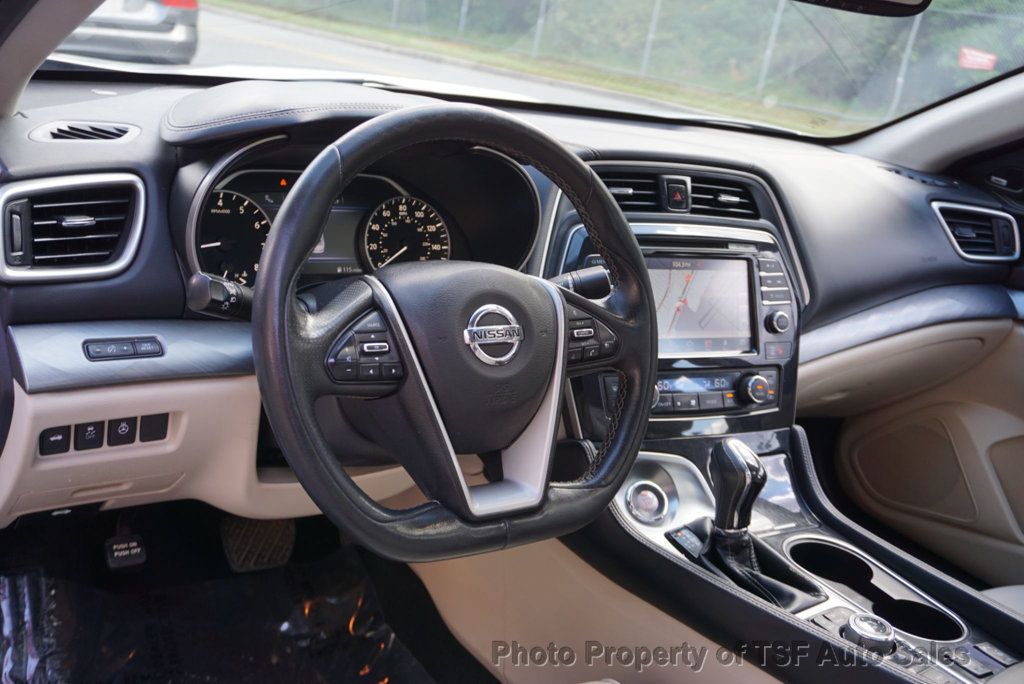 2017 Nissan Maxima SL 3.5L PANO ROOF LEATHER NAVIGATION REAR CAMERA HEATED SEATS - 22928282 - 19