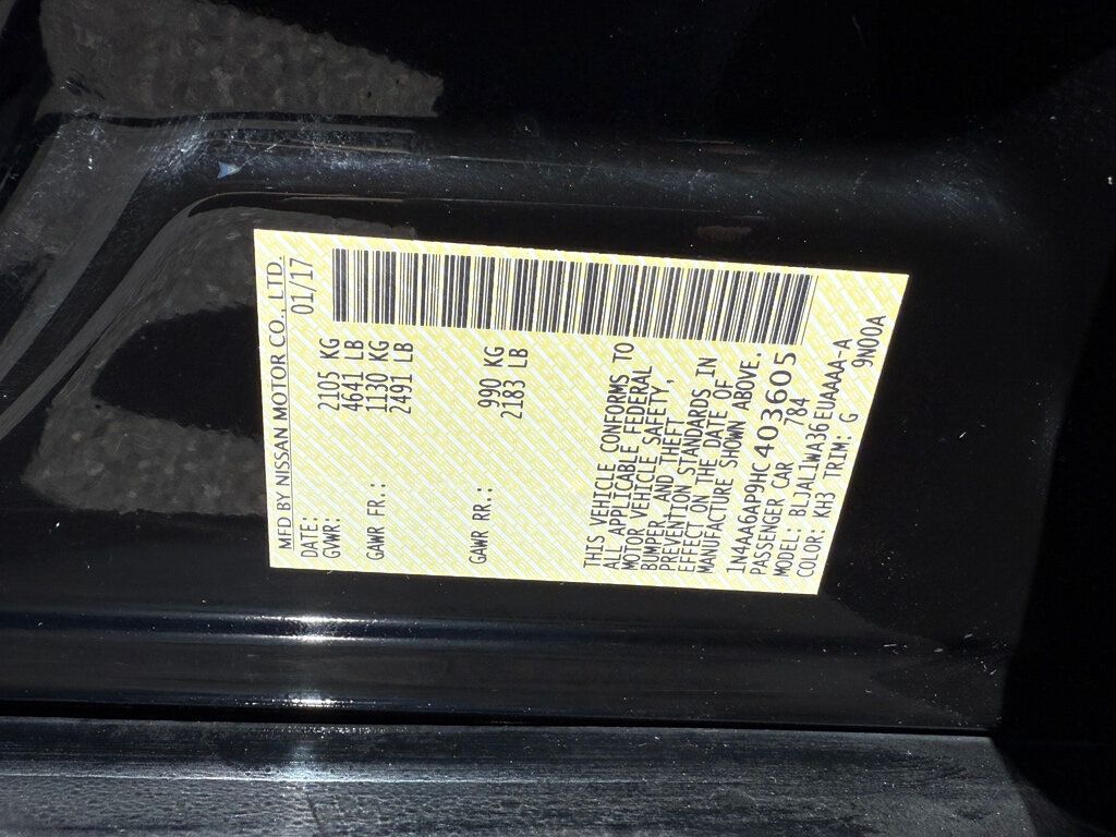 2017 Nissan Maxima SR 3.5L - 22989664 - 18