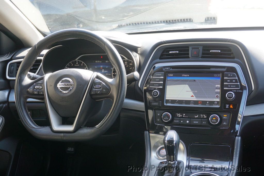 2017 Nissan Maxima SV 3.5L NAVIGATION CARPLAY REAR CAMERA LEATHER HEATED SEATS  - 22991504 - 13