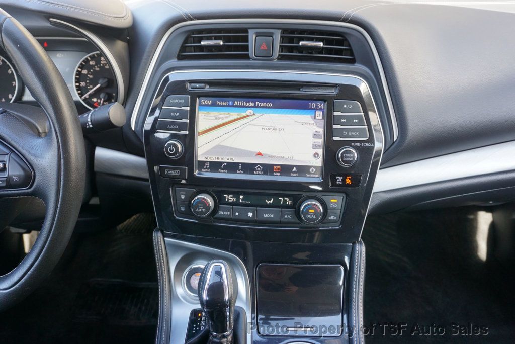 2017 Nissan Maxima SV 3.5L NAVIGATION CARPLAY REAR CAMERA LEATHER HEATED SEATS  - 22991504 - 16