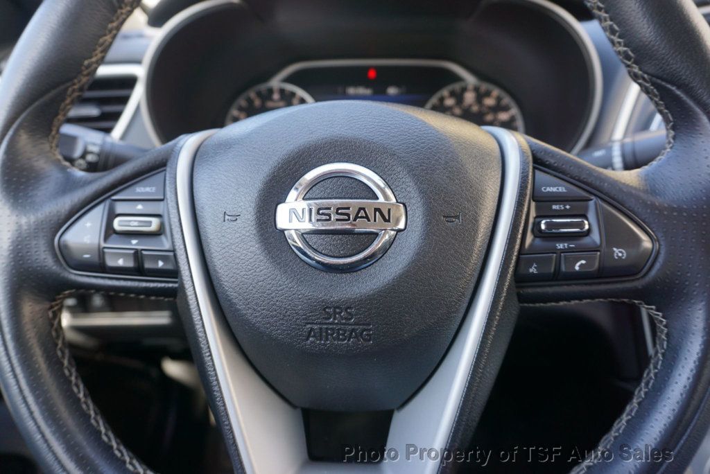 2017 Nissan Maxima SV 3.5L NAVIGATION CARPLAY REAR CAMERA LEATHER HEATED SEATS  - 22991504 - 27