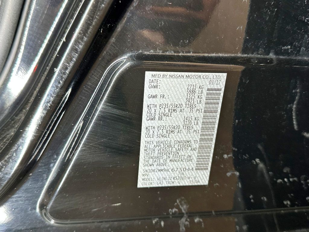 2017 Nissan Pathfinder 4x4 Platinum - 23062384 - 51