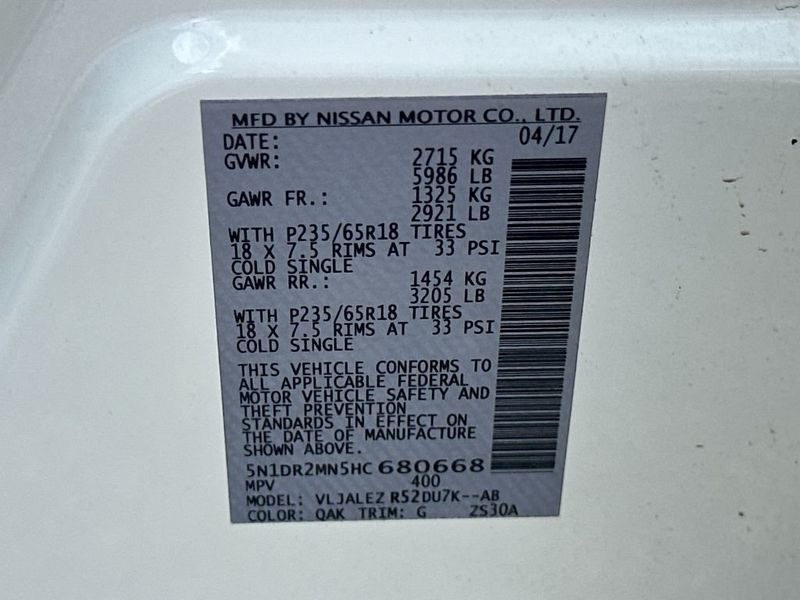 2017 Nissan Pathfinder FWD SV - 23015539 - 21