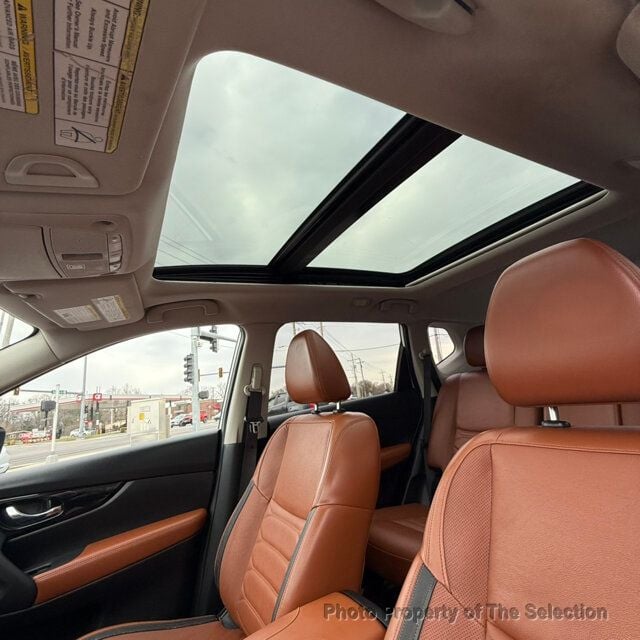 2017 Nissan Rogue 2017.5 AWD SL W/PREMIUM & PLATINUM PACKAGES - 22999376 - 34