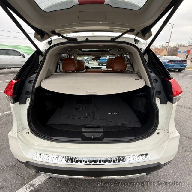 2017 Nissan Rogue 2017.5 AWD SL W/PREMIUM & PLATINUM PACKAGES - 22999376 - 38