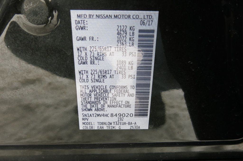 2017 Nissan Rogue 2017.5 AWD SV - 22980411 - 35