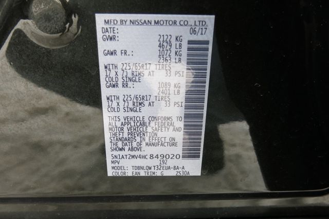 2017 Nissan Rogue 2017.5 AWD SV - 22980411 - 35