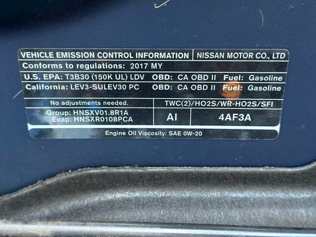 2017 Nissan Sentra S CVT - 22873768 - 25