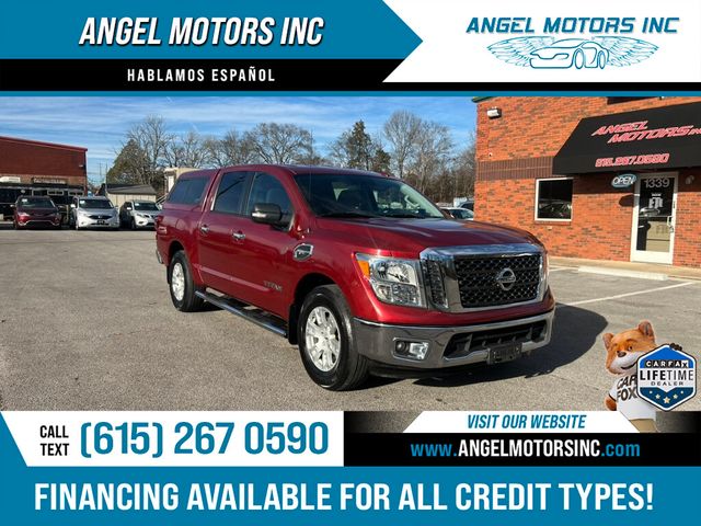 2017 Nissan Titan 4x2 Crew Cab SV - 22959930 - 0