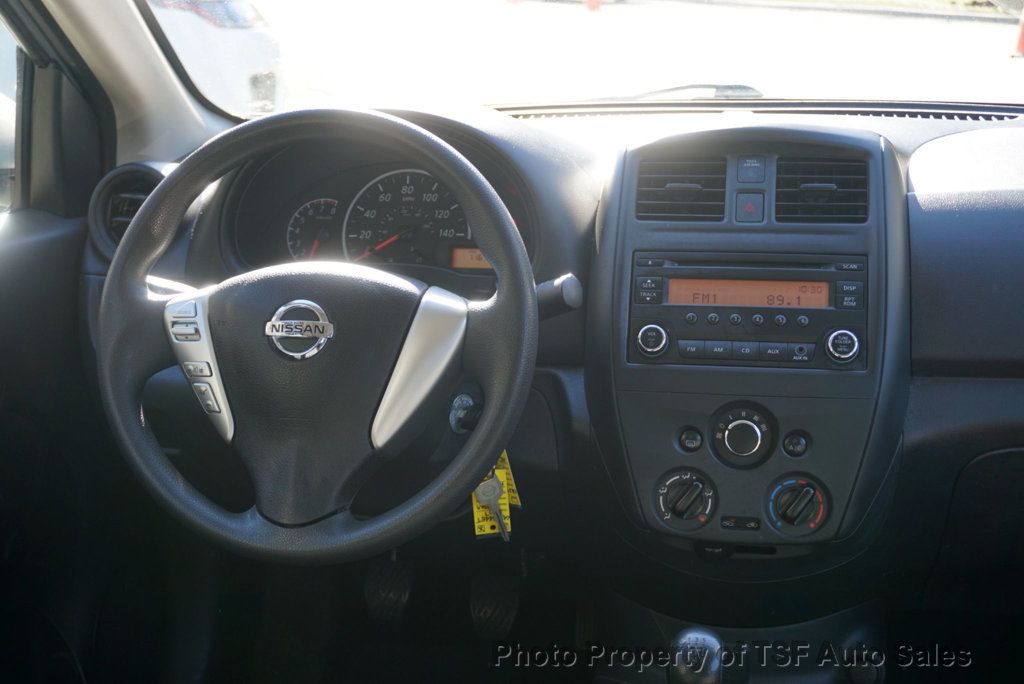 2017 Nissan Versa Sedan S Manual 1-OWNER CLEAN CARFAX RELIABLE VEHICLE - 22932650 - 13