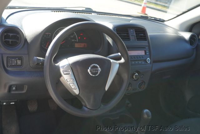 2017 Nissan Versa Sedan S Manual 1-OWNER CLEAN CARFAX RELIABLE VEHICLE  - 22932650 - 14