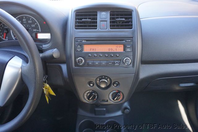 2017 Nissan Versa Sedan S Manual 1-OWNER CLEAN CARFAX RELIABLE VEHICLE  - 22932650 - 16