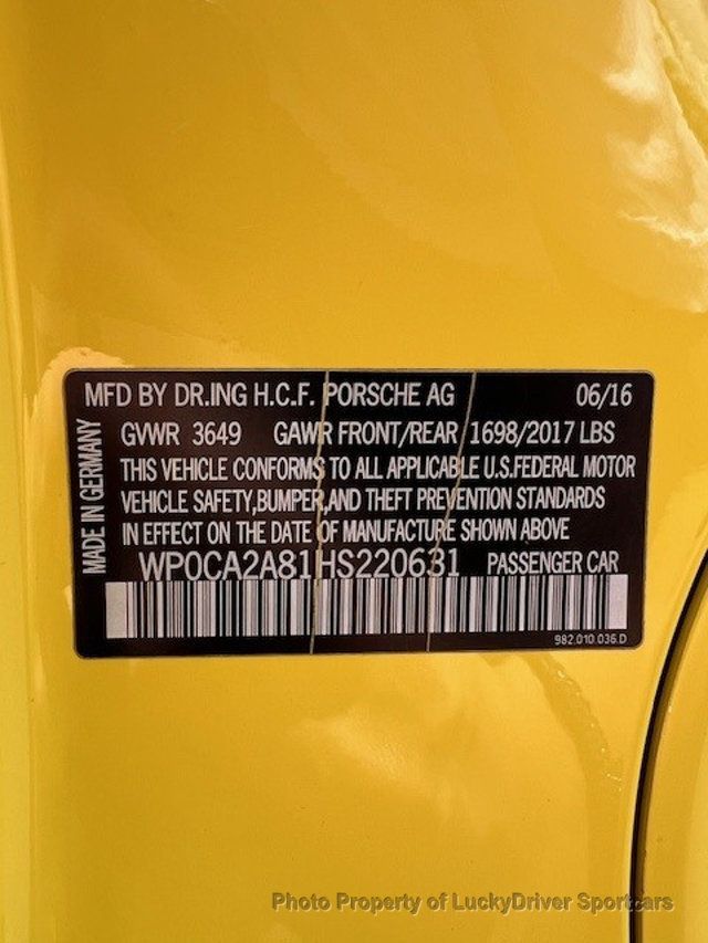 2017 Porsche 718 Boxster Roadster - 22903527 - 48