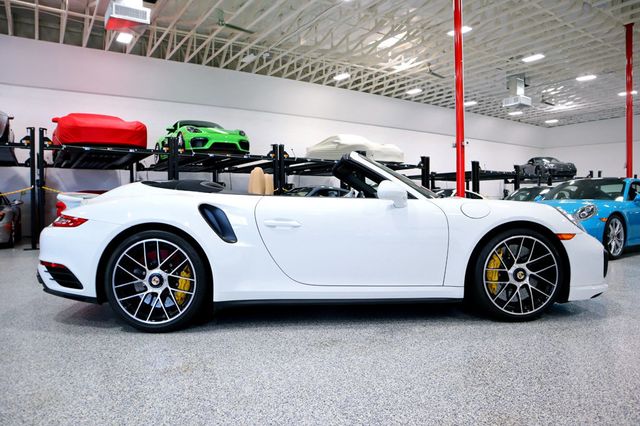 2017 Porsche 911 TURBO S CAB WHITE...13,998 Miles...Turbo S Cab!! - 22483341 - 9