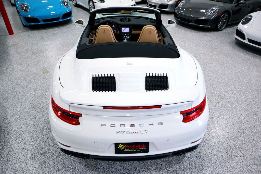 2017 Porsche 911 TURBO S CAB WHITE...13,998 Miles...Turbo S Cab!! - 22483341 - 11