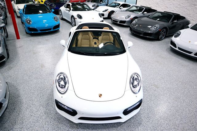 2017 Porsche 911 TURBO S CAB WHITE...13,998 Miles...Turbo S Cab!! - 22483341 - 13