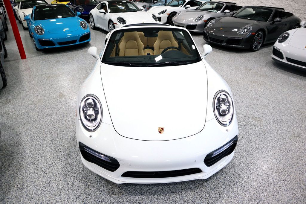 2017 Porsche 911 TURBO S CAB WHITE...13,998 Miles...Turbo S Cab!! - 22483341 - 14